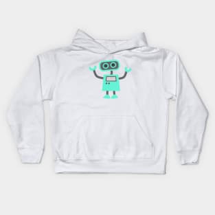 Little Robot Man Kids Hoodie